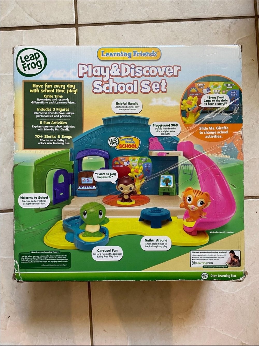 LeapFrog Leap Frog
Learning Friends Play & Discover School Set, Brand New Sealed